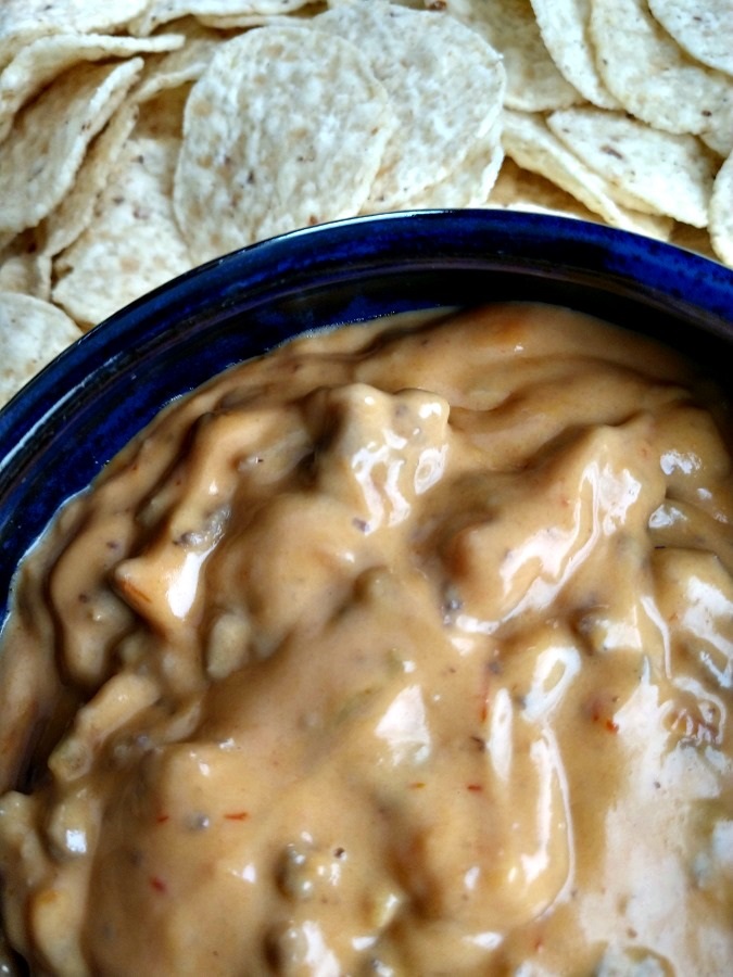 slow cooker nacho cheese dip