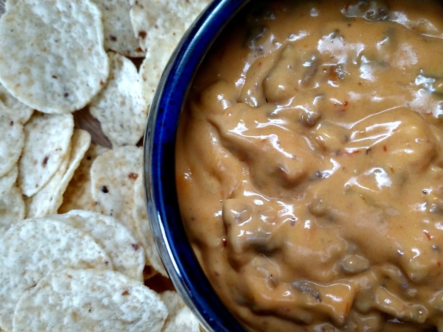 slow cooker nacho cheese dip