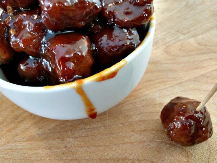 slow cooker honey garlic meatballs