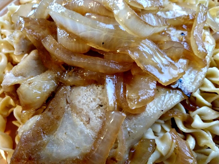 slow cooker pork chops with onions 