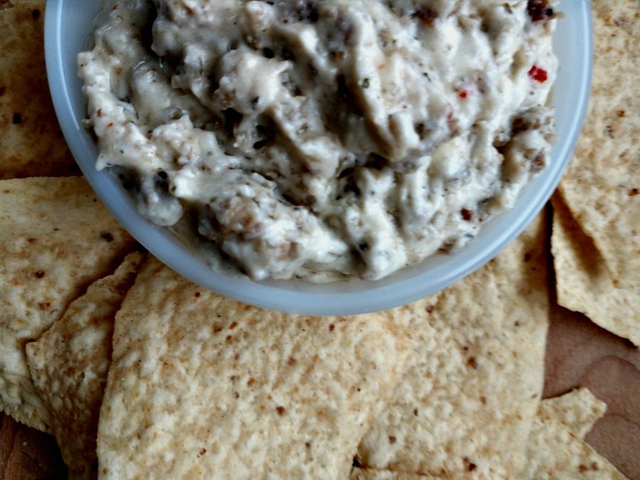 slow cooker white pizza dip