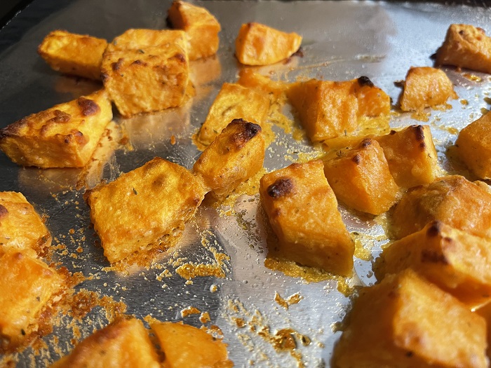baked parmesan sweet potatoes