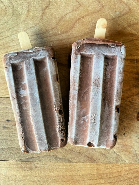 chocolate pudding popsicles